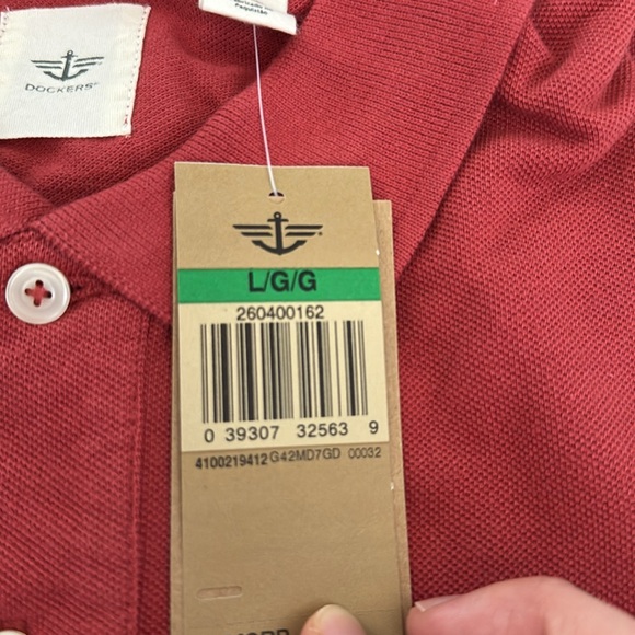 Dockers Pique Polo Size Men’s Large - Picture 2 of 2